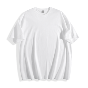 T-shirt da uomo in 100% cotone 180GSM, vestibilità casual ampia, in maglia, <span class=keywords><strong>design</strong></span> neutro, personalizzabile con logo stampato e ricamato, consegna rapida - Product Image 2