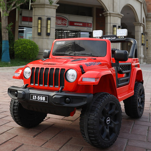 带遥控器的儿童12v电动骑乘塑料玩具车包括电池儿童趣味玩具 - Product Image 1