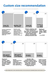 Carta di fattura sanliana senza carbone all'estero portafoglio ordini universale per contabilità commercio estero carta UV con copertina morbida - Product Image 6
