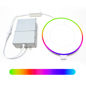 Ứng dụng & điều khiển bằng giọng nói thông minh Wifi recessed ánh sáng ban đêm rgbcw màu thay đổi <span class=keywords><strong>LED</strong></span> nồi ánh sáng Alexa/Google nhà Slim Bảng điều chỉnh ánh sáng - Product Image 3