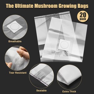 Zijgevulde Ademende Zak Paddenstoel Mylar Teelt Mycologie Kweekapparatuur Tas Hersluitbaar - Product Image 6
