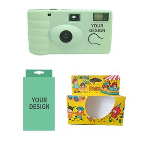 Personable 35mm Film <b>Camera</b> Custom Design Logo Vintage Black White Single Use <b>Disposable</b> <b>Camera</b> for Event - Product Image 4