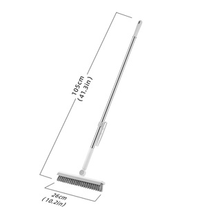 2024 Multifuncional Piso limpeza empurrar vassoura com punho longo do <span class=keywords><strong>metal</strong></span> <span class=keywords><strong>Scrub</strong></span> Escova para Limpeza Banheiro Cozinha Floor escova - Product Image 2