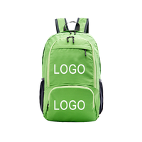 Promotion Sac à dos pliable léger en polyester pour la randonnée, personnalisable avec logo, pour hommes et femmes, idéal pour la gym et les voyages