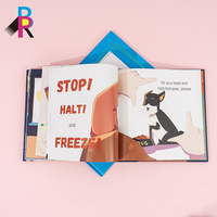 Livres d'histoires pour enfants enchantés imprimés de logo personnalisé avec design coloré impression offset papier couché à couverture rigide activité éducative