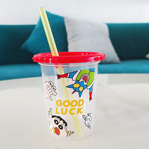 Tazza per Bambini da 10oz con Cannuccia, Bicchieri con Cannuccia per i Primi Anni, Tazze Take & Toss per Bambini - Product Image 1