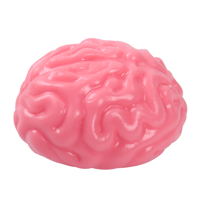 Juguete Anti-Estrés Con Forma De Cerebro – Pack De 2 Figuras De TPR Suave Para Aliviar La Ansiedad Y Mejorar La Concentración