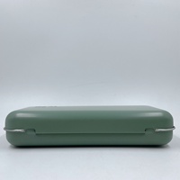 Boîte de rangement rectangulaire personnalisée en fer blanc recyclable pour lunettes, étui métallique pour emballage de lunettes de vue/de soleil