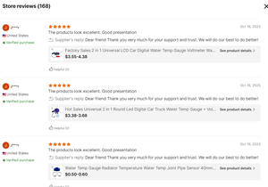 رقمي 2 في 1 مقياس فولتميتر + ماء مع جهاز استشعار من من نوع LCD NPT 0 ~ celsium مقياس درجة حرارة الماء للسيارة 12 فولت 24 فولت - Product Image 6