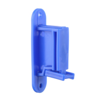 Blauwe elektrische afrasteringsisolatorclip voor 20-40 mm polytape, UV-bestendig plastic