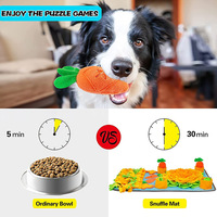 Tapis interactif pour chien, jouet de puzzle, distributeur lent, entraînement olfactif, tapis de recherche de nourriture, lavable, écologique, directement de l'usine