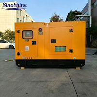 SinoShine silencieux 100% groupe électrogène diesel triphasé en cuivre 50kw 62.5kva démarrage à distance ATS haute puissance