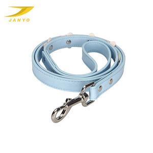 Collar de cuero de alta calidad Flor de moda y hebillas de aleación para collar de perro Correa de perro - Product Image 5