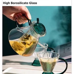 Tetera <span class=keywords><strong>de</strong></span> vidrio <span class=keywords><strong>de</strong></span> borosilicato resistente al calor, 500ml, con infusor, venta al <span class=keywords><strong>por</strong></span> <span class=keywords><strong>mayor</strong></span> - Product Image 4