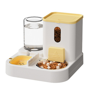 Bol automatique pour chat et chien 2 en 1, design séparé avec distributeur d'eau pour l'alimentation des animaux de compagnie - Product Image 3