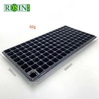 Plateau de Plantation en Plastique Noir Personnalisé et Réutilisable pour Pépinière, 128-200 Cellules, pour Semis de Légumes