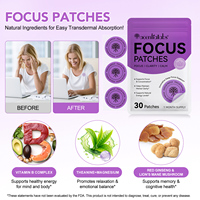 Acentiallabs Magnésium Système Immunitaire Santé Patchs Transdermique Complexe Vitamine Focus Patches Extrait de Plantes Patchs Transdermiques