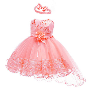 Vestito per Neonata 2026, Abito da Bambina con Farfalle e Perle, Senza Maniche, per <span class=keywords><strong>Feste</strong></span> di Compleanno - Product Image 2