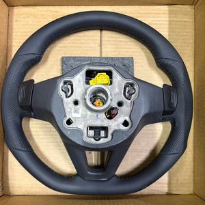 Volante de Cuero para Volkswagen Golf 8 MK8 <span class=keywords><strong>POLO</strong></span> GOLF 7 <span class=keywords><strong>GTI</strong></span> R-line MK7 MK6 Passat GTS GTD GTE GLI <span class=keywords><strong>GTI</strong></span> VW - Product Image 3