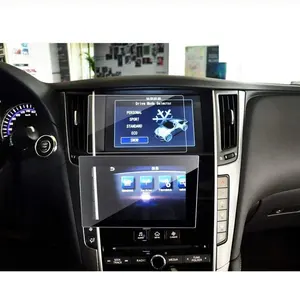 Für 2014-2019 Infiniti Q50 Q60 8-Zoll Touch Auto Navigation Klar Und Bottom Touch Gehärtetem Glas Bildschirm protector