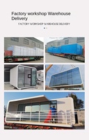 Maison préfabriquée modulaire intégrée en aluminium et EPS, avec chambre à coucher, bureau, bâtiment mobile