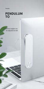 Support réglable pour téléphone Portable, Clip latéral pour ordinateur, socle d'extension pour moniteur d'ordinateur - Product Image 6