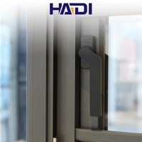 Fenêtre à battant en aluminium de conception intégrée avec moustiquaire intégrée style balançoire pour la maison et le bureau pour l'appartement et la villa