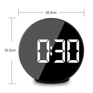 Trẻ Em Du Lịch Bán Buôn 12 24 Giờ Hiển Thị Đen Kích Thước Nhỏ Hình Tròn Báo Lại Bàn Để Bàn Đồng Hồ Báo Thức Giá Rẻ - Product Image 2