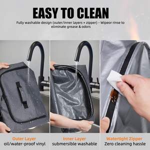 Manta para Reposar Carne para Barbacoa, Bolsa Aislante a Prueba <span class=keywords><strong>de</strong></span> Fugas para Reposar Carne, 270 ° Abertura Superior para Filetes Grandes <span class=keywords><strong>de</strong></span> Res y Pavo - Product Image 6