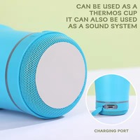 NUEVO Vaso Térmico de Acero Inoxidable de 30oz con Altavoz Bluetooth, USB, Sublimación, para Café, Venta al Por Mayor