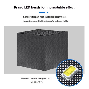 Extérieur P3 P3.91 Cube Écran d'affichage LED Cube LED à cinq côtés pour logo Publicité <span class=keywords><strong>Équipement</strong></span> de <span class=keywords><strong>bureau</strong></span> - Product Image 3