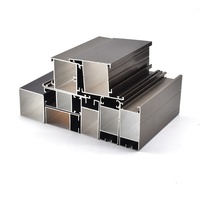 Profilé de fenêtre en aluminium extrudé, profilé en aluminium sur mesure pour l'architecture, profilés en aluminium