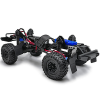 Ensemble d'abattants de boue en caoutchouc pour RC Crawler avec support de fixation métallique, améliorations de garde-boue avant et arrière pour pièces de voiture modèle tout-terrain à l'échelle 1:18