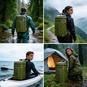 Insulated <b>Cooler</b> Backpack Leakproof <b>Ice</b> Retention Portable <b>Cooler</b> Bag for Beach Camping Hiking Picnic Fishing Outdoor Activities - Product Image 2