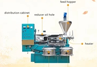 Huile de soja canola faire presser la production Machine de presse fabriquée en Chine pour la vente Zimbabwe Dubaï