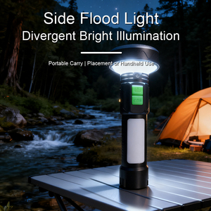 Lampe torche LED magnétique avec affichage de la puissance, double interrupteur, 11 modes, rechargeable, étanche, lampe de travail pour le <span class=keywords><strong>camping</strong></span>, la réparation automobile - Product Image 3