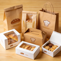 Boîte personnalisée avec logo, écologique, recyclable, pour gâteaux, biscuits, emballage alimentaire, boîte de boulangerie de luxe pour beignets