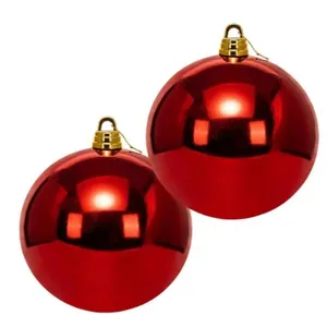 Plastic electroplated light ball Christmas ornament