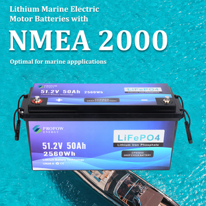 Batterie au lithium marine fiable à longue durée de vie 48V pour moteur de bateau à cycle profond 51.2V 50Ah - Product Image 2