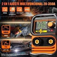Soudeuse professionnelle nouvelle génération 350 SMAW, mini portable, onduleur DC 220V, électrodes de soudage MMA pour 1,6-3,2 mm