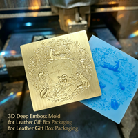 Premium messing reliëfdrukmal voor luxe lederen papierlogo's, herbruikbaar en geschikt voor hete-stempeling