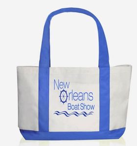 Bolsa de Mano de Lona de Algodón Cuadrada Ecológica al por Mayor con Asas de Cuero Resistentes para el Trabajo o Promociones - Product Image 2