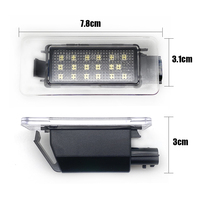 Lumière de voiture de haute qualité oem adaptée pour Serena C27 2016-2018 36smd 2835 numéro de plaque led lumière