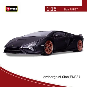 Vente en gros Bburago 1:18 Lambo voiture de sport en alliage modèle de voiture ornements modèle de voiture en métal garçon cadeau