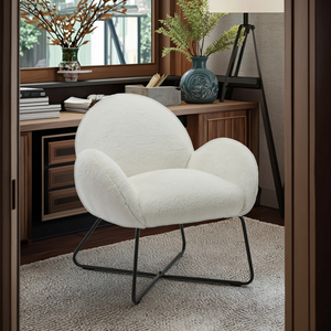 <span class=keywords><strong>Fauteuil</strong></span> en <span class=keywords><strong>tissu</strong></span> fourrure moderne de luxe CARLFORD avec couleur personnalisée <span class=keywords><strong>pour</strong></span> salon - Product Image 6