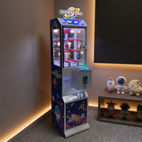 Machine à Cadeaux : Défi du Temps Chanceux – Gagnez en 7 Secondes ! Mini Machine de Jeu d'Arcade à Monnayeur pour Poupées en Acier
