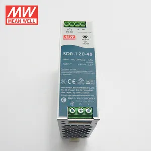 Mean Well SDR-120-48 AC/DC meanwell 48v alimentatore switching su guida din 120W sistema di controllo industriale adatto