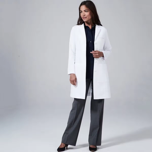 Venta directa de fábrica Uniformes de hospital Batas de laboratorio blancas Uniforme médico al por mayor Mujer - Product Image 4