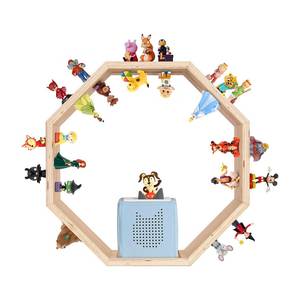Estante Todeco Tonie para figuras auditivas Toniebox, almacenamiento magnético para Tonie 60-70, estante de pared y estante de escritorio Octágono - Product Image 1