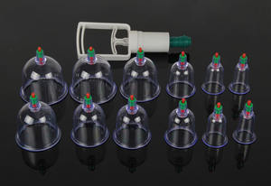 Arab 6 buah alat terapi vakum bekam dengan pompa bekam cangkir pijat vakum - Product Image 3